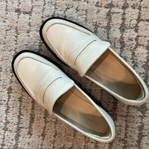 Everlane Off White Penny Loafer Size 8